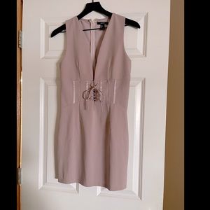 Lilac purple mini dress